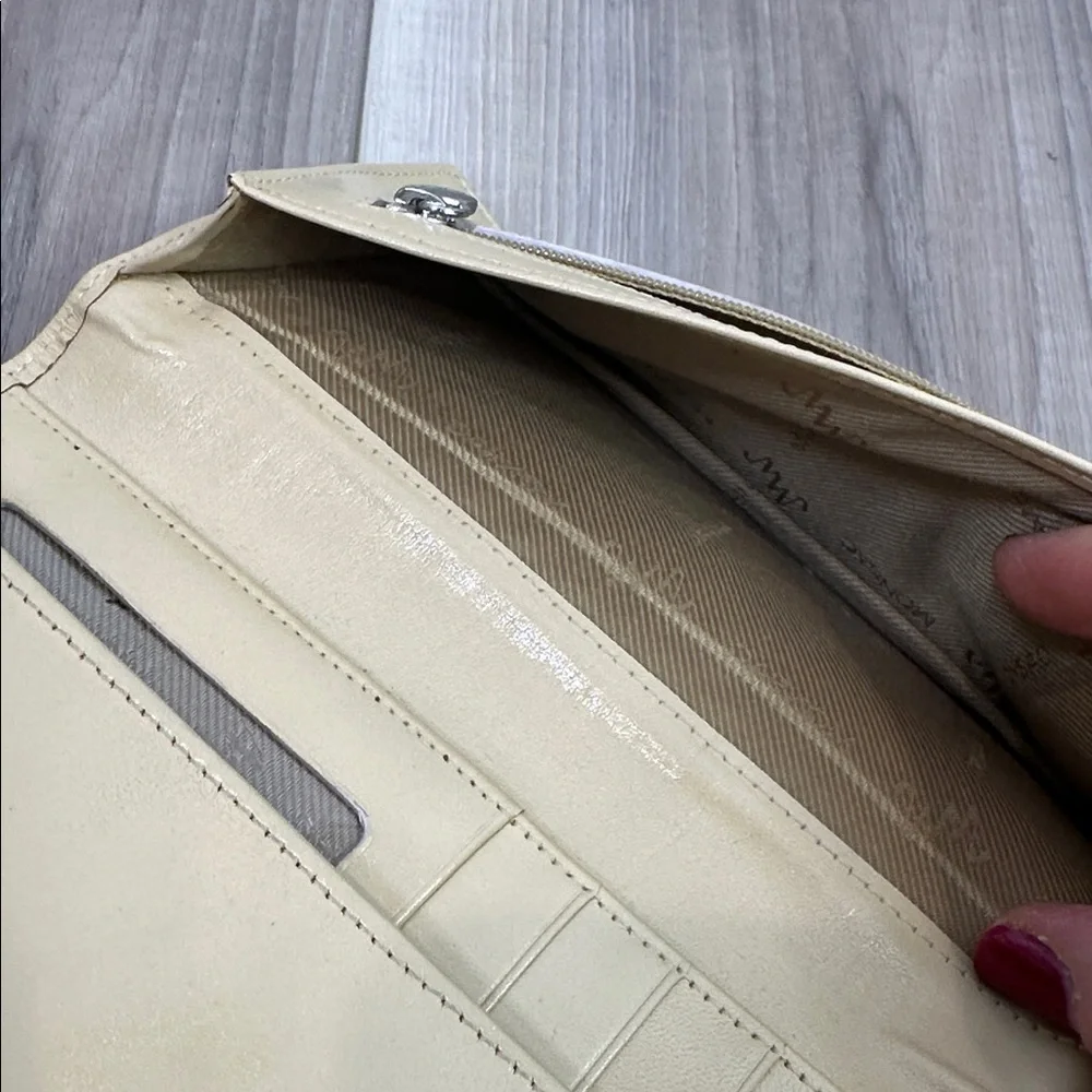 Monsac original vintage leather long wallet